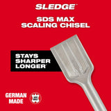 SDS-Max 2 in. x 15 in. Scaling Chisel 48-62-4084