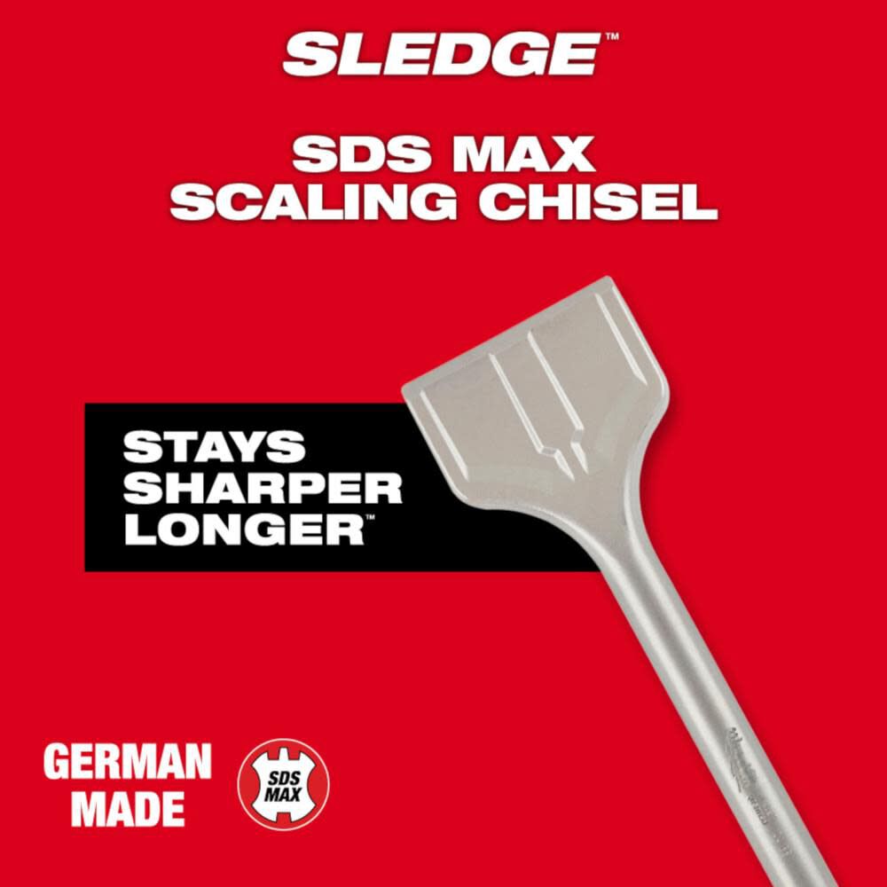 SDS-Max 3 in. x 12 in. Demolition Scaling Chisel 48-62-4087