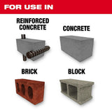 SDS Max Core Bit, 1 -1/2in x 12in x 17in 48-20-3986