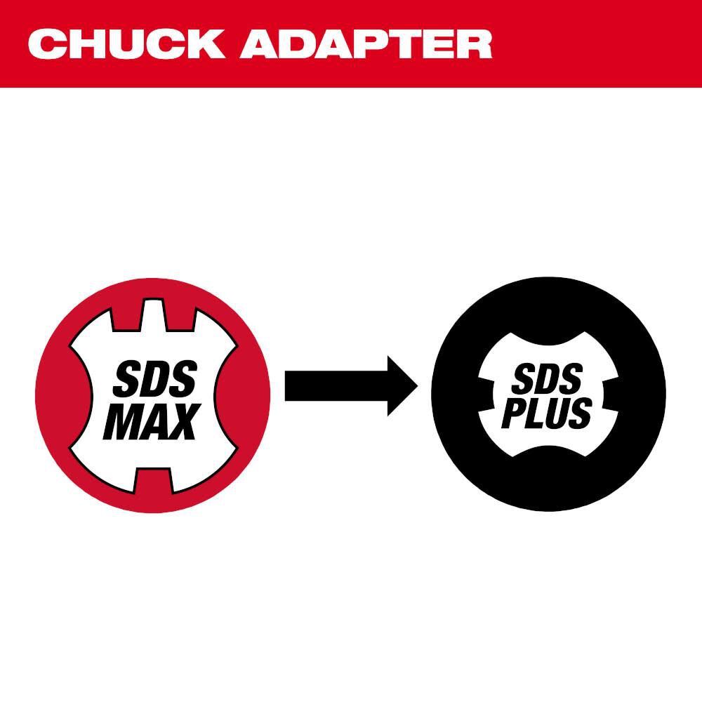 SDS-Max to SDS-Plus Bit Adapter 48-03-3025