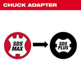 SDS-Max to SDS-Plus Bit Adapter 48-03-3025