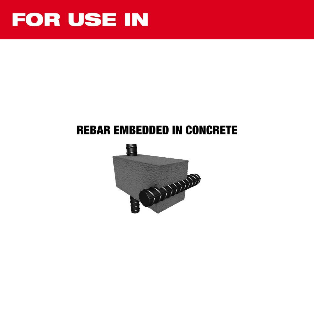 SDS PLUS 1 3/8inch X 12inch Rebar Cutter 48-20-6733