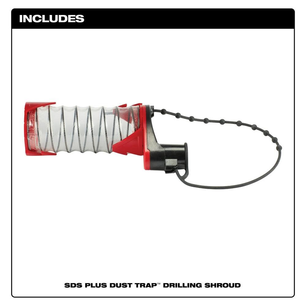 SDS-Plus DUST TRAP Drilling Shroud 48-03-3135