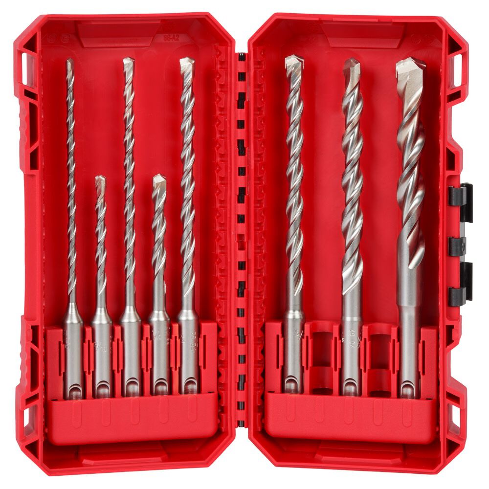 SDS Plus M/2 2 Cutter Drill Bit Kit 8pc 48-20-7673