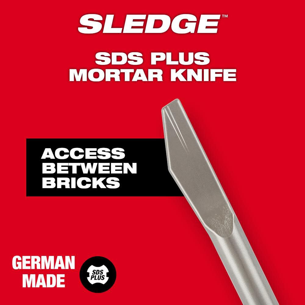 SDS PLUS SLEDGE 1/4 in Mortar Knife 48-62-6048