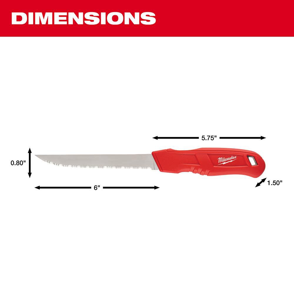 Serrated Insulation Knife 48-22-1922