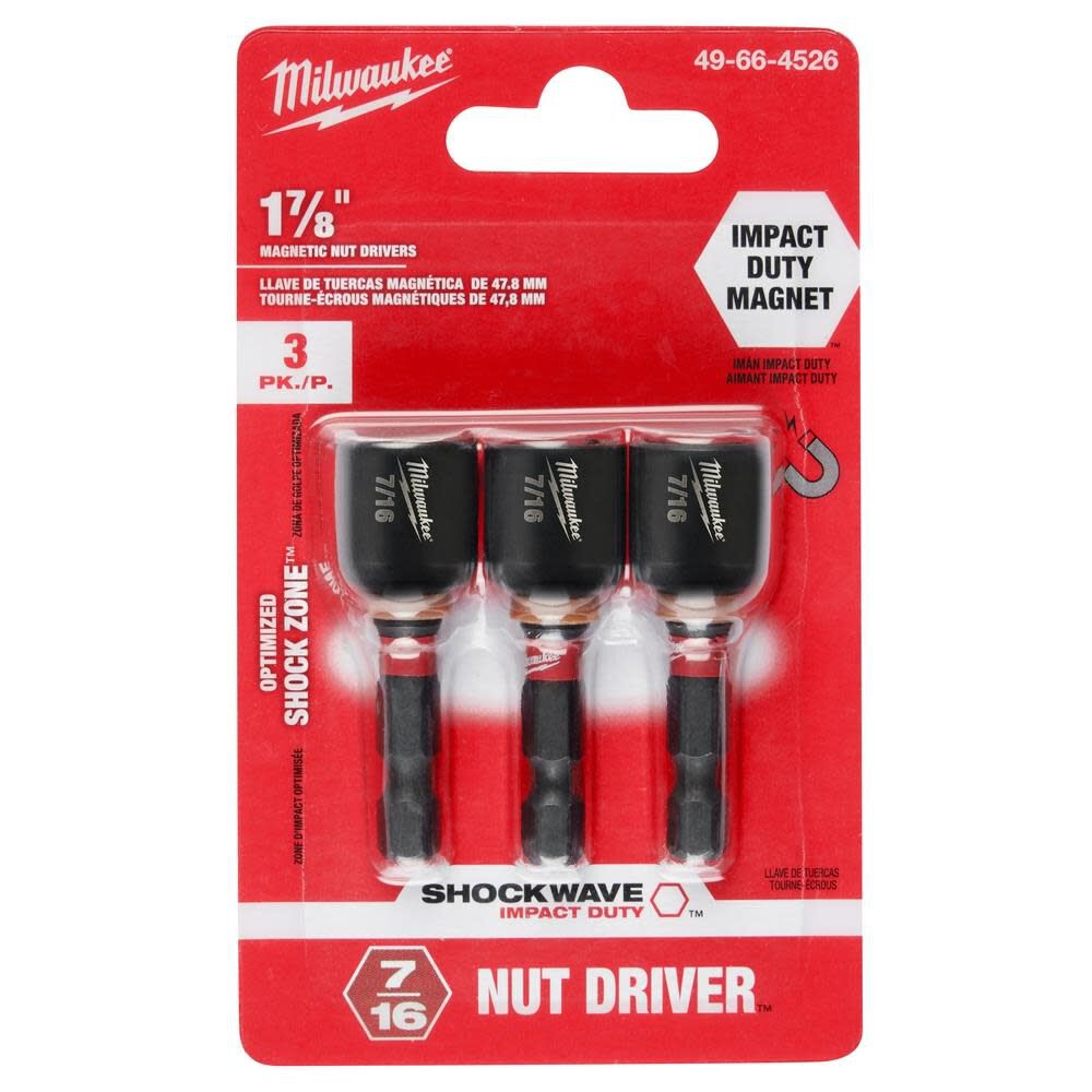 SHOCKWAVE 1-7/8 in. Magnetic Nut Driver 7/16 in. 49-66-4526