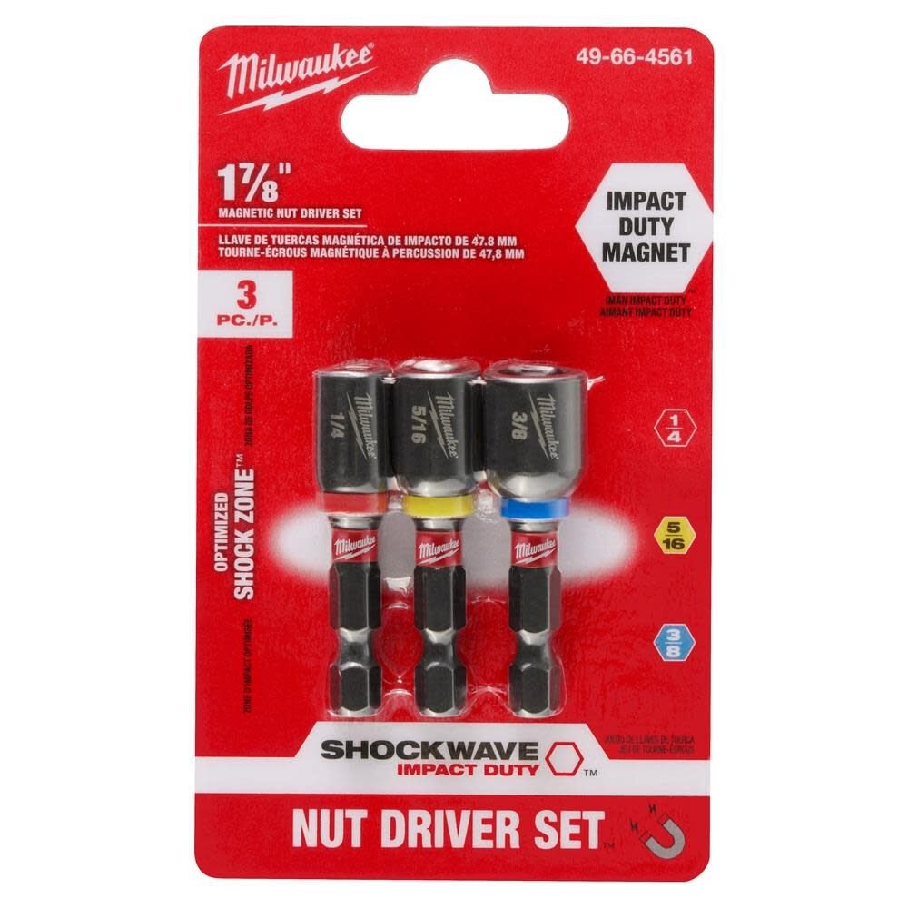 SHOCKWAVE 1-7/8 in. Magnetic Nut Driver Set 49-66-4561