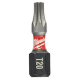 SHOCKWAVE 1 in. T20 Impact Driver Bits 5PK 48-32-4614