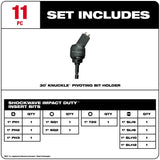 SHOCKWAVE 11-Piece 30 Knuckle Bit Holder 48-32-2301