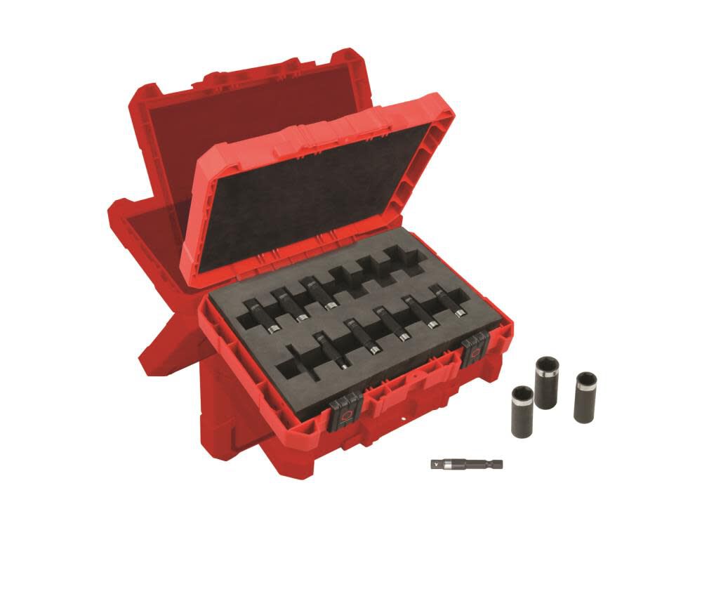 SHOCKWAVE 1/4 In. Deep Well Socket Set (12 PC) 49-66-4301