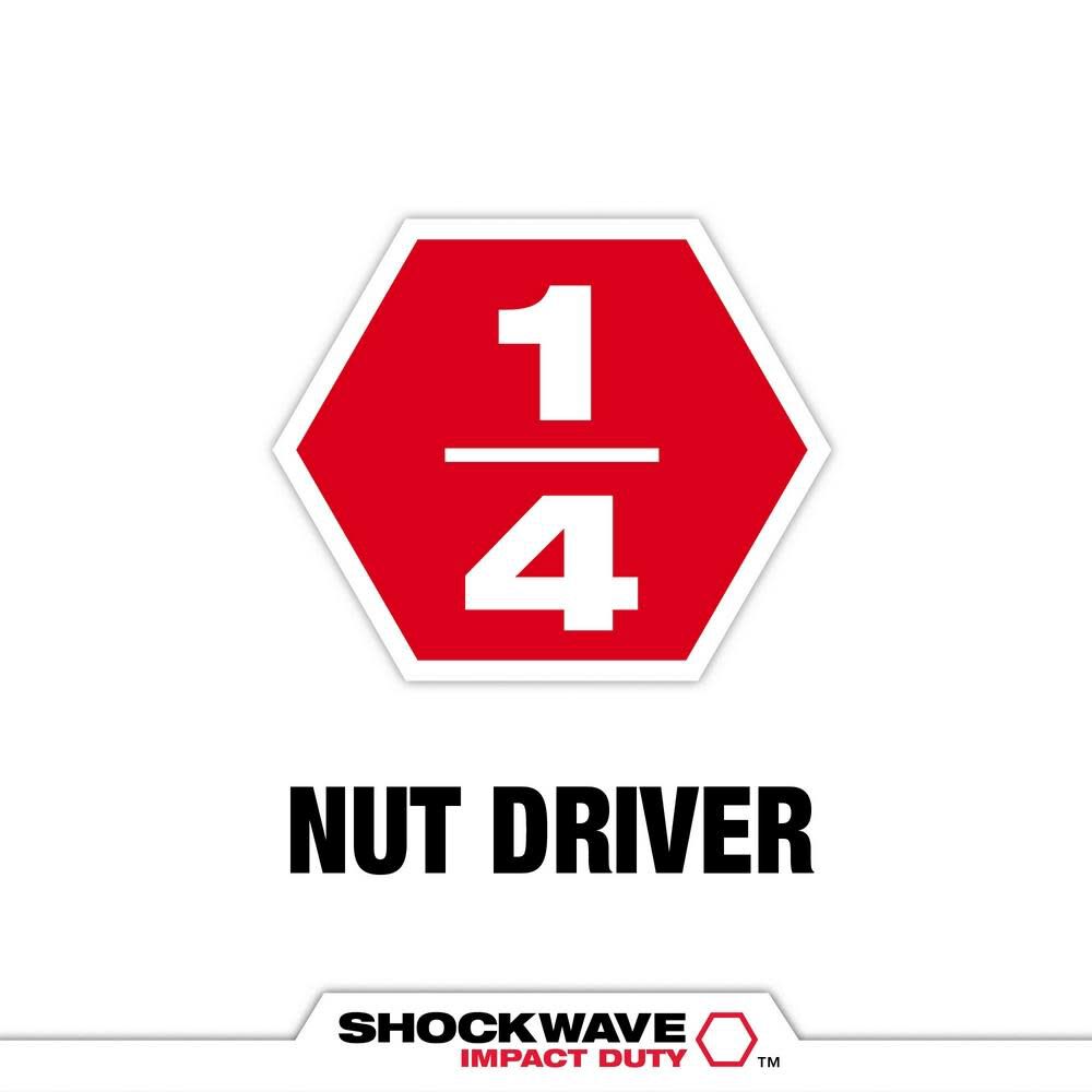 SHOCKWAVE 1/4 in. Insert Nut Driver 3PK 49-66-4512