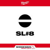 SHOCKWAVE 2 in. Impact Slotted 3/16 in. Power Bit 48-32-4919