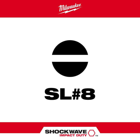 SHOCKWAVE 2 in. Impact Slotted 3/16 in. Power Bit 48-32-4919