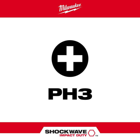 SHOCKWAVE 3-1/2 in. Impact Phillips #3 Power Bit 48-32-4563