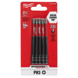 SHOCKWAVE 3.5 in. PH3 Impact Driver Bits 5PK 48-32-4566