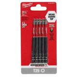 SHOCKWAVE 3.5 in. T25 Impact Driver Bits 5PK 48-32-4579