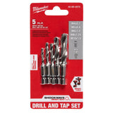 SHOCKWAVE 5 Pc. Metric Impact Drill Tap Set 48-89-4875