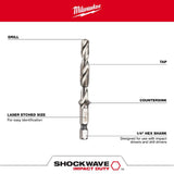 SHOCKWAVE 5 Pc. Metric Impact Drill Tap Set 48-89-4875