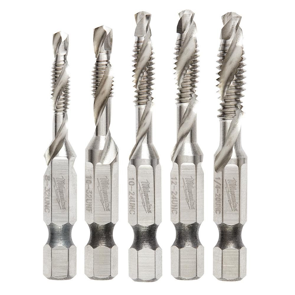 SHOCKWAVE 5 Pc. SAE Impact Drill Tap Set 48-89-4874 – Tools.com