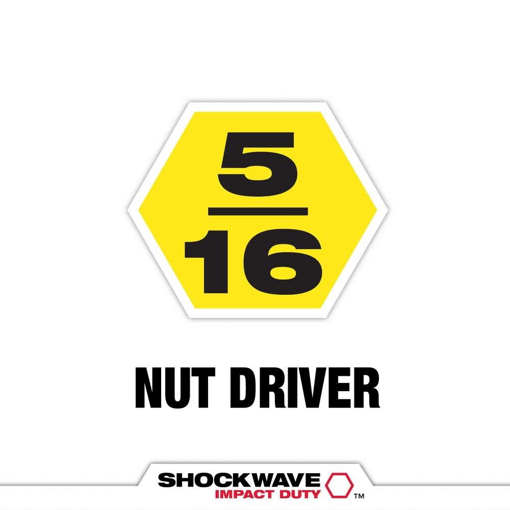 SHOCKWAVE 5/16 in. Insert Nut Driver 3PK 49-66-4513