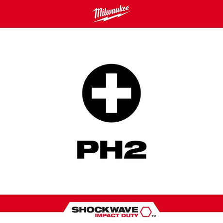 SHOCKWAVE 6 in. Phillips #2 Impact Power Bit 48-32-4802