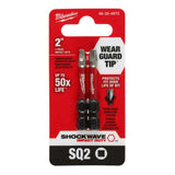 SHOCKWAVE Impact Bit 2inch SQ2 2pk 48-32-4972