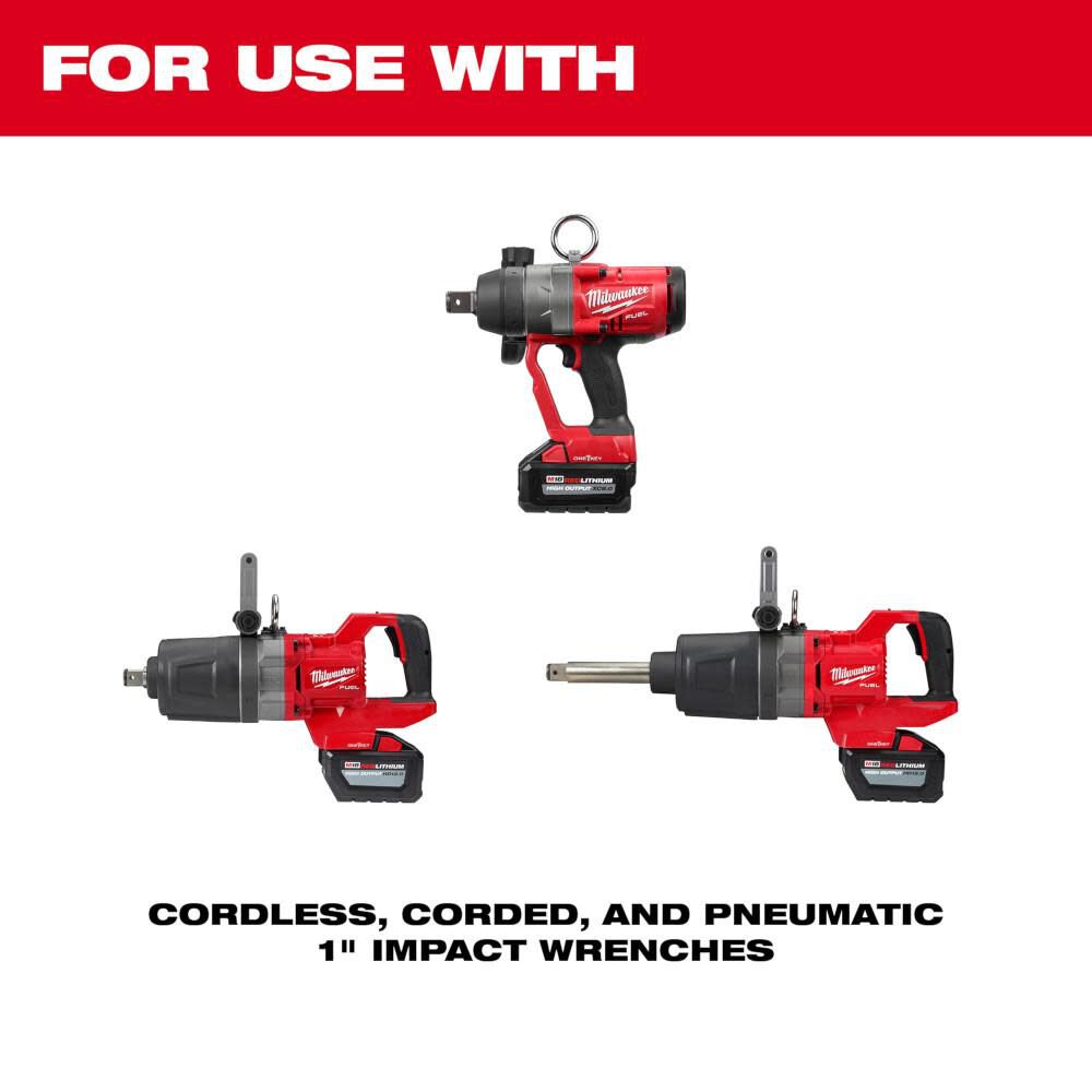 SHOCKWAVE Impact Duty 1 in Drive 1-1/16 in Thin Wall Extra Deep 6 Point Socket 49-66-7842