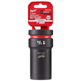 SHOCKWAVE Impact Duty 1 in Drive 1-1/4 in Thin Wall Extra Deep 6 Point Socket 49-66-7844