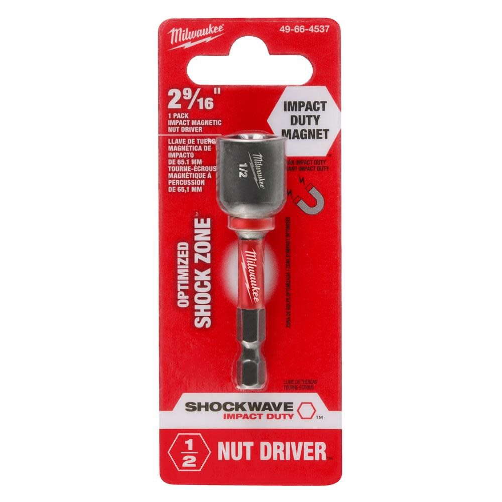 SHOCKWAVE Impact Duty 1/2inch x 2-9/16inch Magnetic Nut Driver 49-66-4537