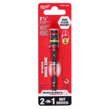 SHOCKWAVE Impact Duty 1/4 in and 5/16 in x 2-1/4 in QUIK-CLEAR 2-in-1 Magnetic Nut Driver 49-66-4542