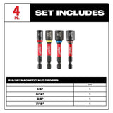 SHOCKWAVE Impact Duty 2 9/16 Magnetic Nut Driver Set 4pc 49-66-4566