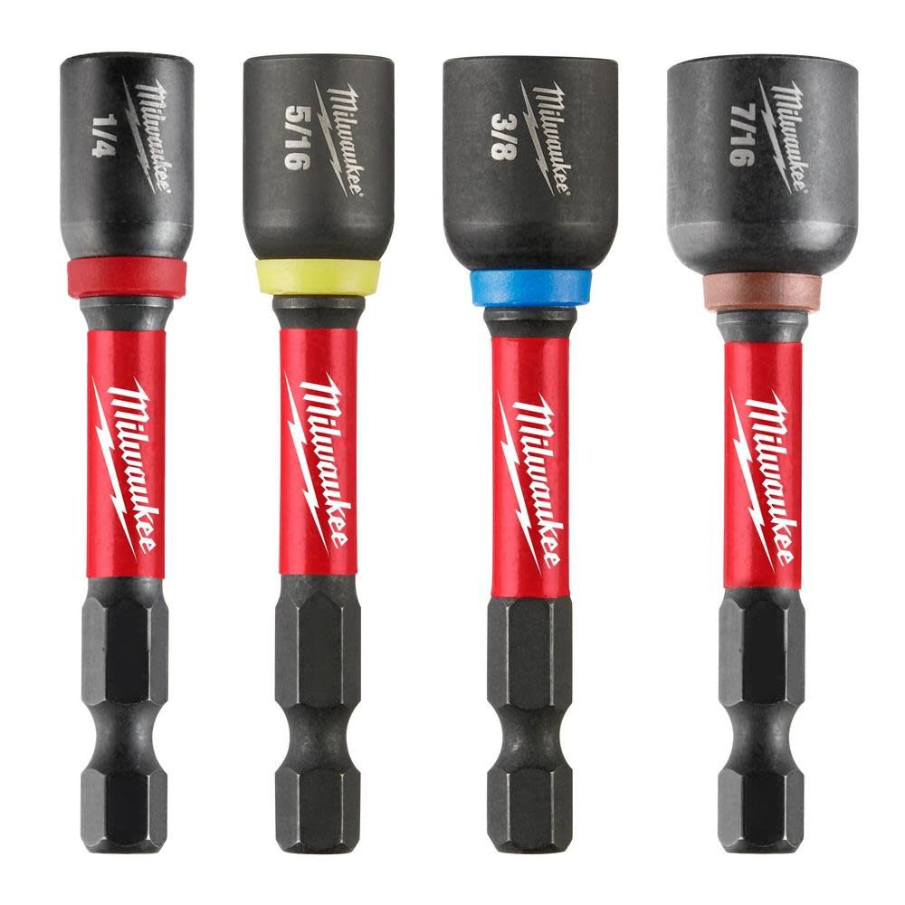 SHOCKWAVE Impact Duty 2 9/16 Magnetic Nut Driver Set 4pc 49-66-4566