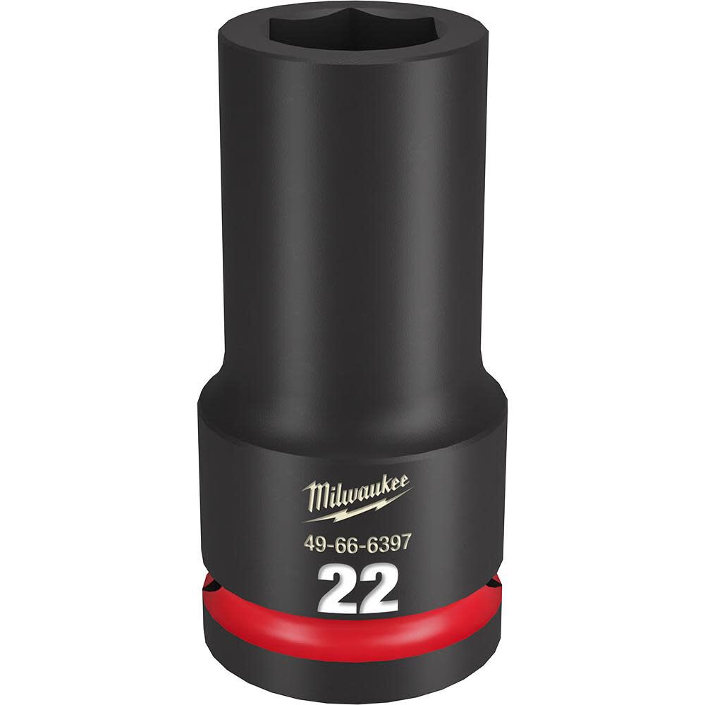 SHOCKWAVE Impact Duty 22MM Deep Socket 3/4in Drive 6 Point 49-66-6397