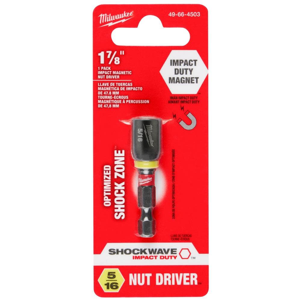 SHOCKWAVE Impact Duty 5/16inch x 1-7/8inch Magnetic Nut Driver 49-66-4503