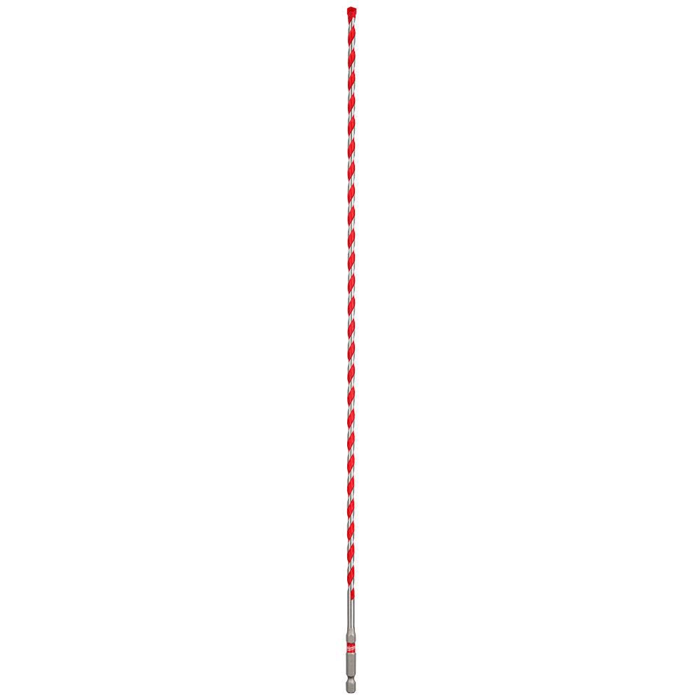 SHOCKWAVE Impact Duty Carbide Hammer Drill Bit, 1/4 x 16 x 18in 48-20-9013