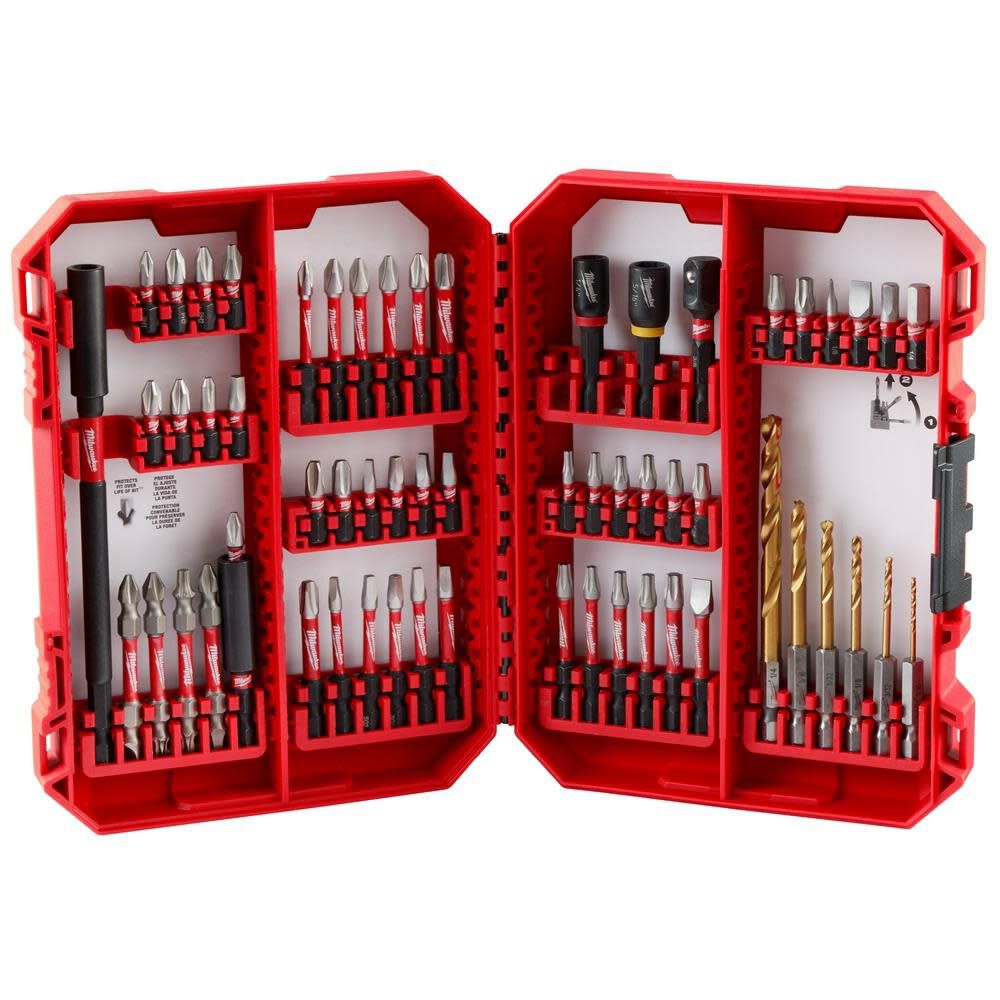 SHOCKWAVE Impact Duty Drill & Drive Set 60pc 48-32-4097