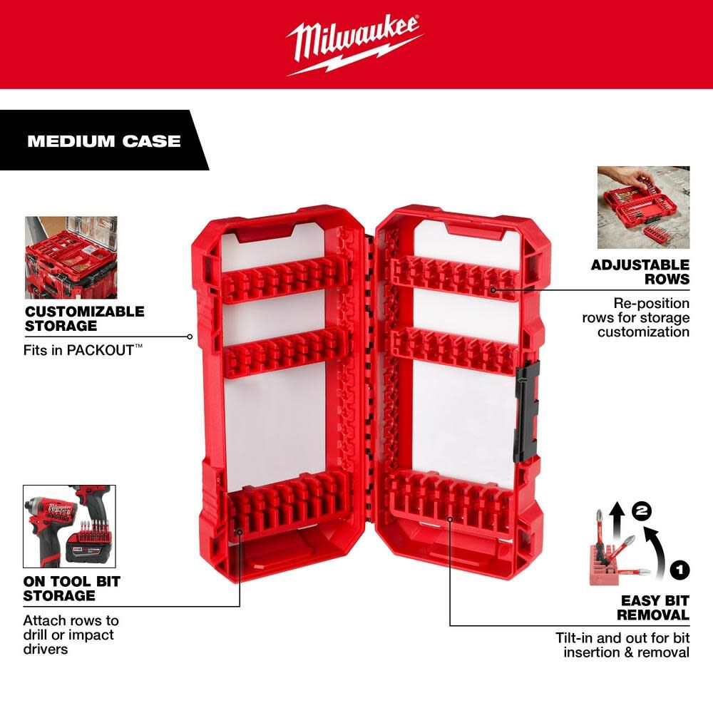 SHOCKWAVE Impact Duty Drill Drive & Fasten Set 75pc 48-32-4098