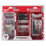 SHOCKWAVE Impact Duty Drill Drive & Fasten Set 75pc 48-32-4098