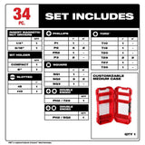 SHOCKWAVE Impact Duty Driver Bit Set 34pc 48-32-5101