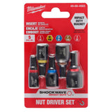 SHOCKWAVE Impact Duty Insert Magnetic Nut Driver Set 5PC 49-66-4563