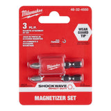 SHOCKWAVE Impact Duty Magnetic Attachment & PH2 Bit Set 3pc 48-32-4550