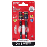 SHOCKWAVE Impact Duty QUIK-CLEAR 2-in-1 Magnetic Nut Driver Set 2 Piece 49-66-4565