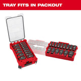 SHOCKWAVE Impact Duty Socket 1/2 Dr 15pc SAE Tray Set 49-66-6817