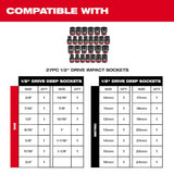 SHOCKWAVE Impact Duty Socket 1/2 Dr 27pc Tray Only 49-66-6834