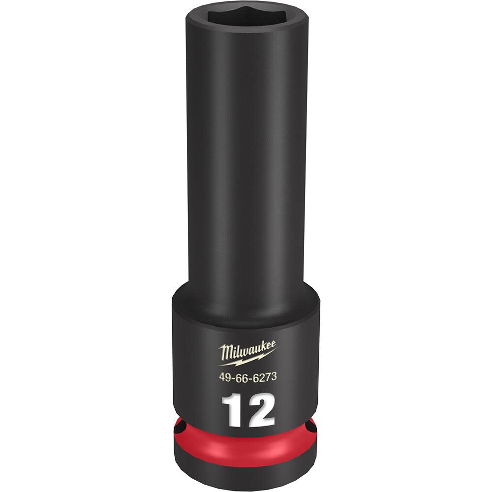 SHOCKWAVE Impact Duty Socket 1/2in Drive 12MM Deep 6 Point 49-66-6273