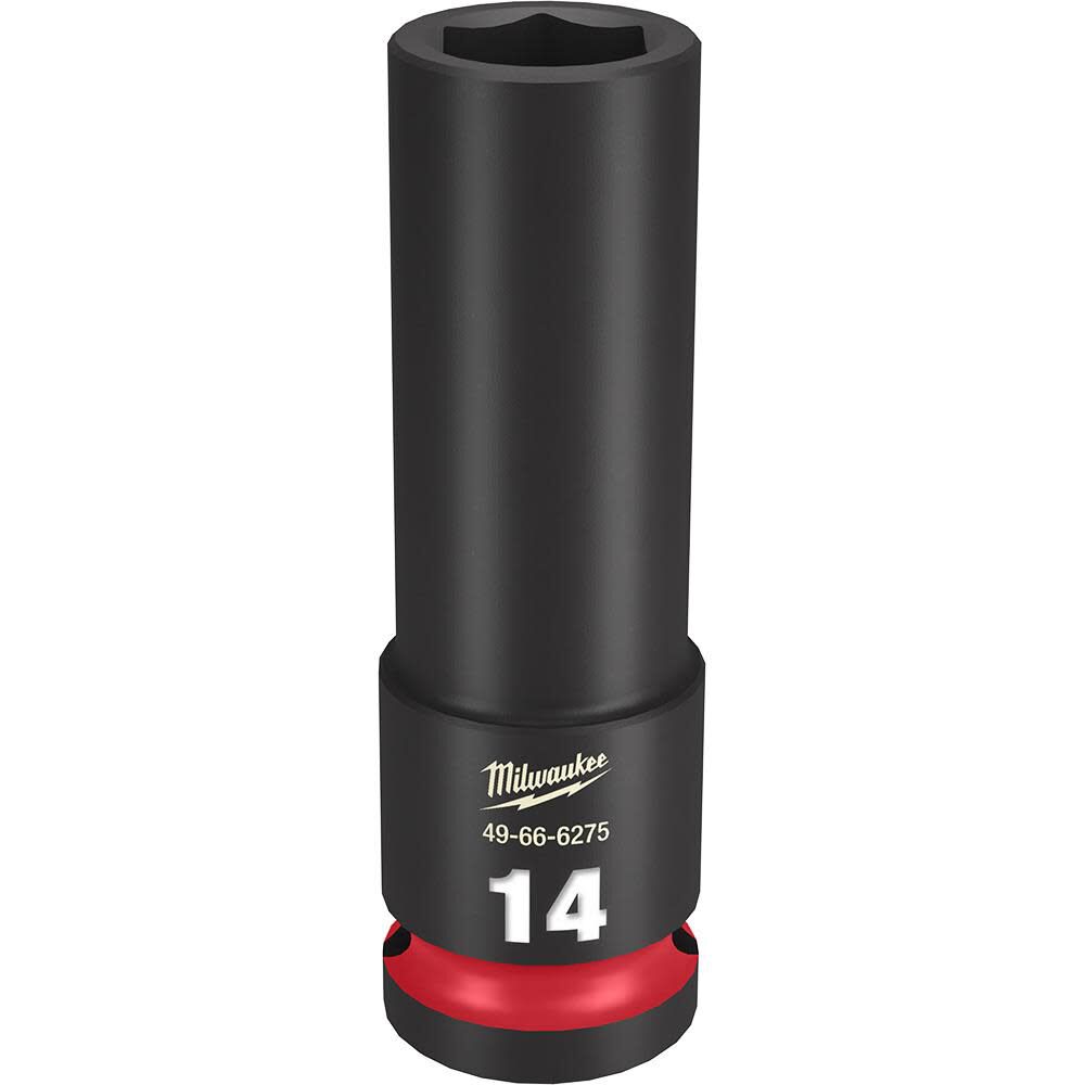 SHOCKWAVE Impact Duty Socket 1/2in Drive 14MM Deep 6 Point 49-66-6275