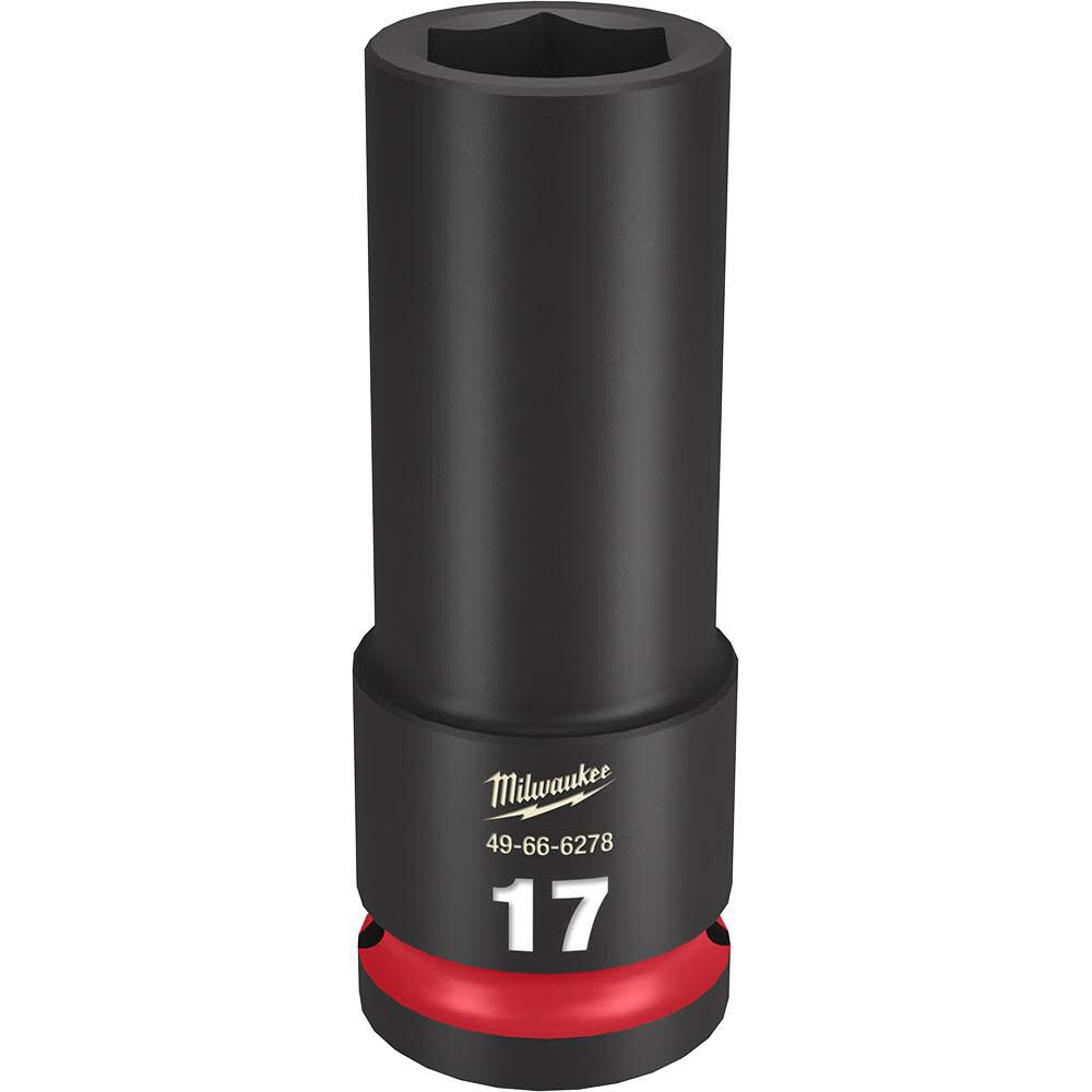 SHOCKWAVE Impact Duty Socket 1/2in Drive 17MM Deep 6 Point 49-66-6278