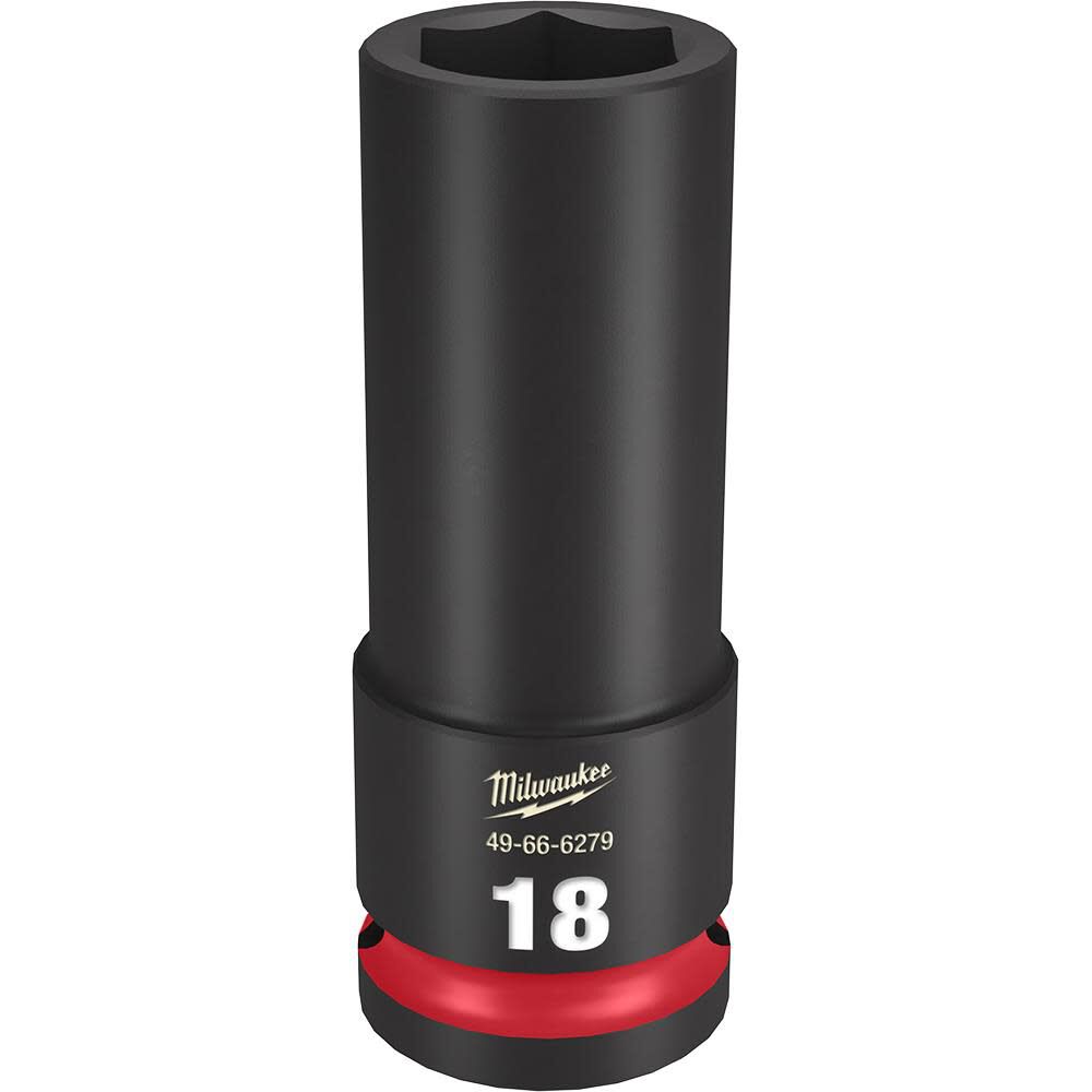 SHOCKWAVE Impact Duty Socket 1/2in Drive 18MM Deep 6 Point 49-66-6279