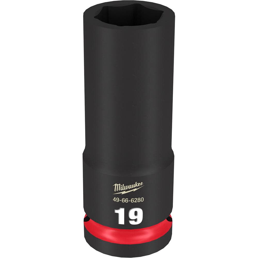 SHOCKWAVE Impact Duty Socket 1/2in Drive 19MM Deep 6 Point 49-66-6280